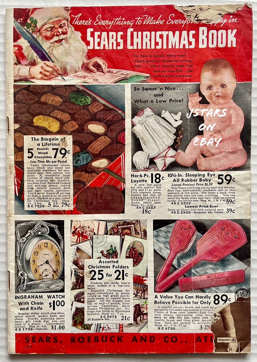 1935 SEARS CHRISTMAS BOOK CATALOG SEARS ROEBUCK & COMPANY WISH