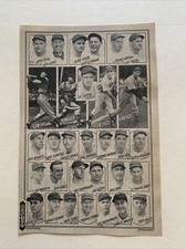 Boston Red Sox Ted Williams Doerr Foxx Grove Berg 1940 Baseball 4X6 Team Picture
