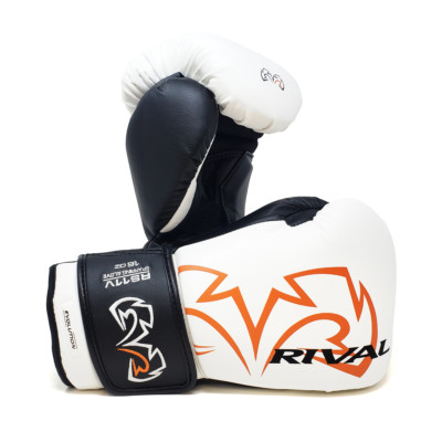 Rival Boxing RS11V Evolution Sparringhandschuhe Weiß 14oz 16oz 18oz Trainings