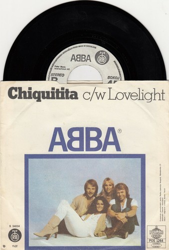ABBA CHIQUITITA / LOVELIGHT UNIQUE LABEL RECORD YUGOSLAVIA 7" PS - Bild 2 von 2