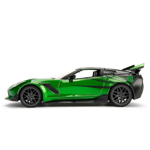 TRANSFORMERS 5 2016 Crosshairs Chevy Corvette Stingray Jada Diecast 8" 1:24 NIB - Picture 5 of 12