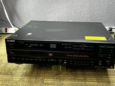 Sony CDP-C701ES - Compact Disc Player - Tested - Great Working Condition -93765