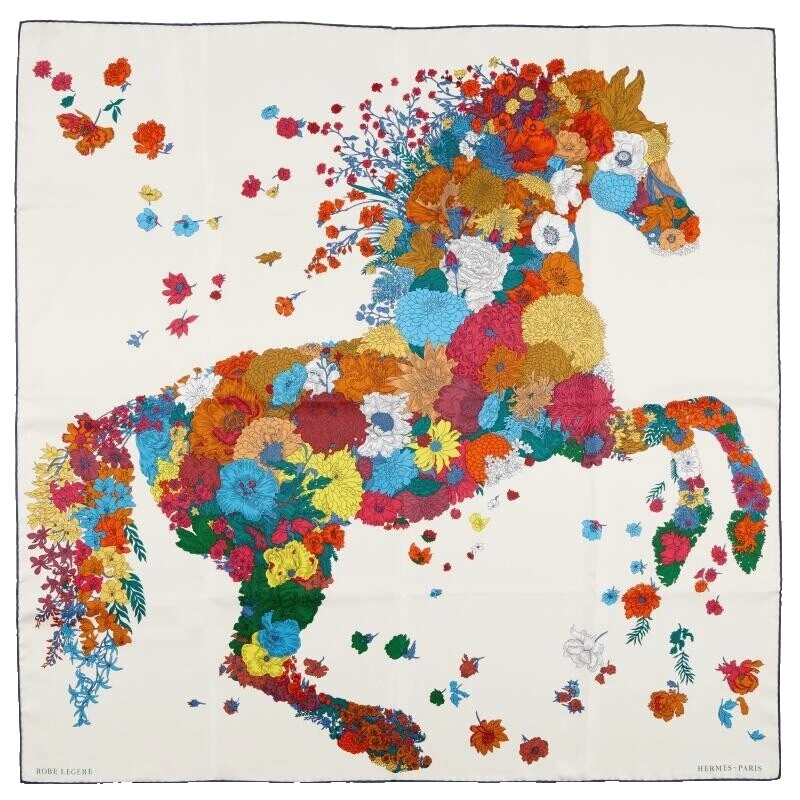 Bufandas y envolturas de caballo para mujer Hermès