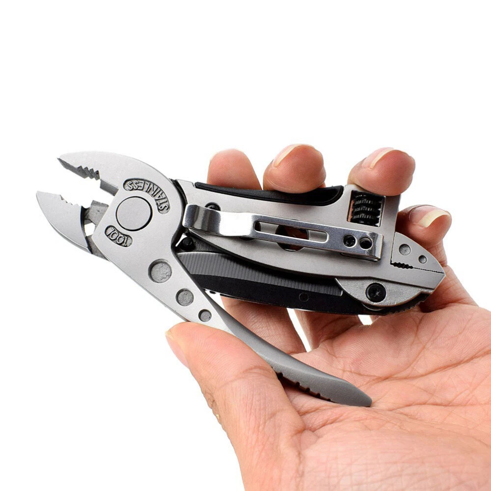 Multi Tool Pliers Portable Outdoor Survival Compact Folding Pocket Screwdriver