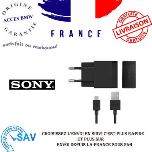 Original Chargeur Sony EP880 + Câble EC803 Micro USB Xperia X F5122  - Bild 1 von 1