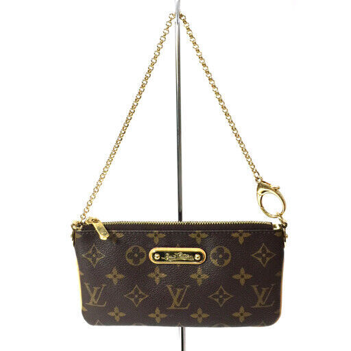 美品 Louis Vuitton This is not monogram Louis Vuitton Monogram Pochette Milla MM M60094 From Japan