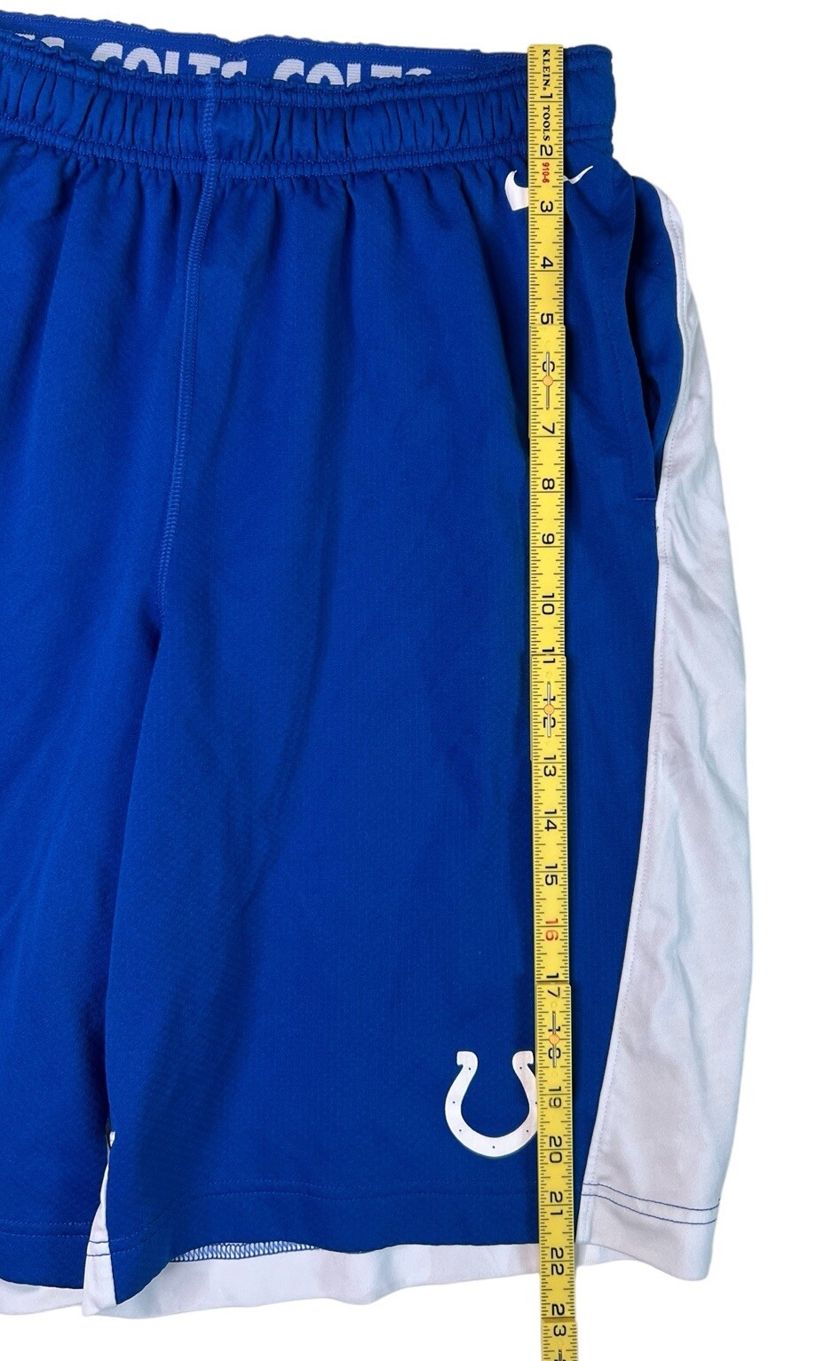 Men's Nike Dri-Fit NFL On Field Indianapolis Colts Athletic Shorts Size Medium