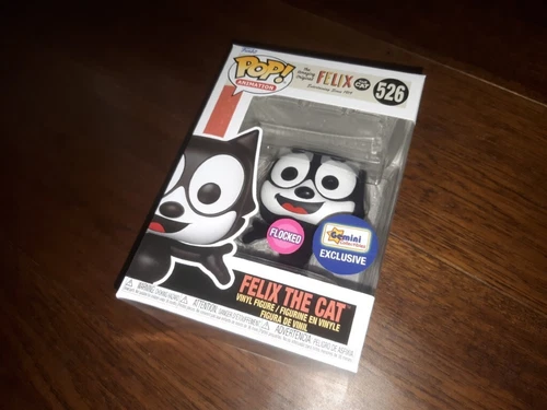 NEW FUNKO POP ANIMATION FLOCKED FELIX THE CAT GEMINI EXCLUSIVE VINYL FIGURE 526