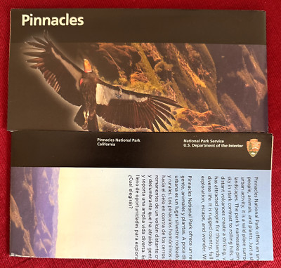 NEWEST VERSION Pinnacles National Park NPS unigrid brochure map California guide