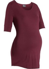 Chemise de maternité basique demi-manches taille 44/46 rouge érable chemise femme top chemisier tunique neuf