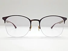 RAY-BAN RB6422 3007 Burgundy Red Half Rimless Frame 51-19-140 11/G17