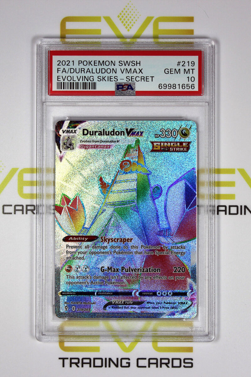 Graded Pokemon Card - #219/203 2021 Duraludon VMAX SWSH Graded Pokemon Card - #219/203 2021 Duraludon VMAX SWSH