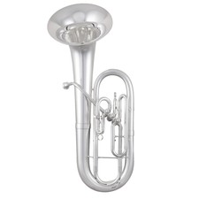 King 625 Diplomat 3 Valve Baritone Horn Silve...