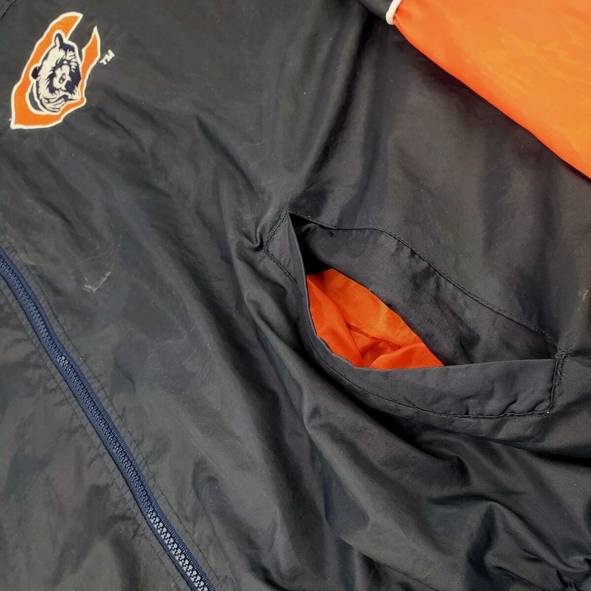 Vintage 90s Starter Chicago Bears Windbreaker Jacket Full Vintage 90s Starter Chicago Bears Windbreaker Jacket Full