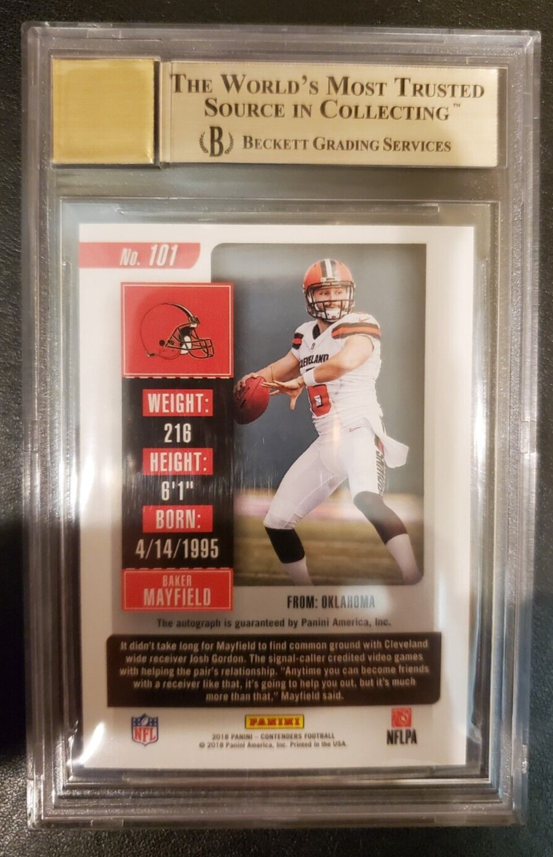スポーツ選手 NFL CONTENDERS 18RC AUTO Baker Mayfield NFL CONTENDERS 18RC AUTO Baker Mayfield