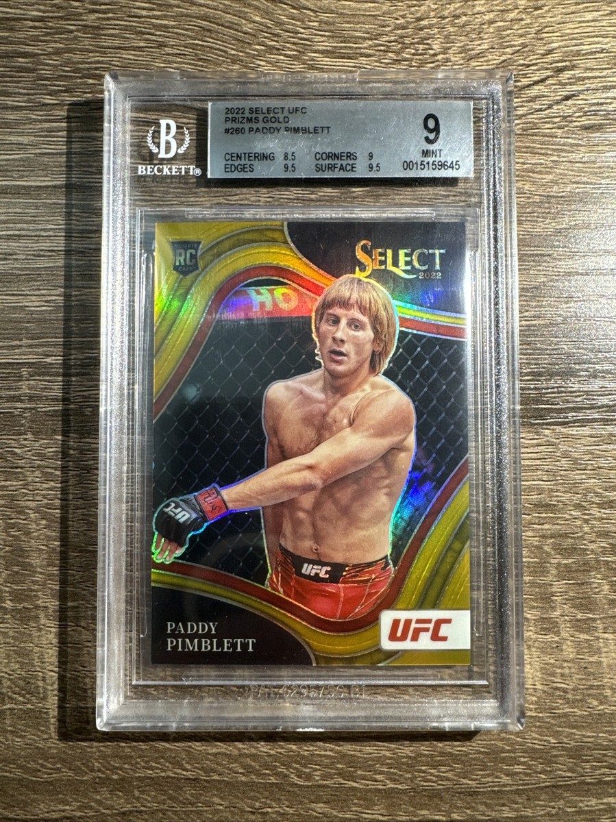UFC　パディ・ピンブレット　ゴールドディスコ10シリカード　psa9 UFC パディ・ピンブレット ゴールドディスコ10シリカード psa9