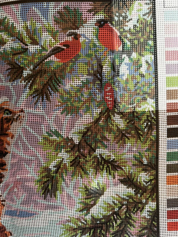 Printed Needlepoint Canvas Only Collection D Art 40x50 Cm Cat - Image 2 of 4