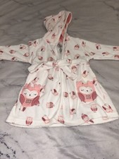 Baby Girls' Owls Bath Robe - Just One You Made By Carter  s - Pink - Size 0-9M