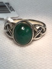 Green Sapphire Ring Sz7 TGW 3.83cts Artisan Crafted Color Enhanced