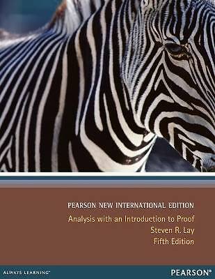 Analyse mit einer Einführung in Proof Pearson Neu