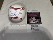 Patrick Wisdom Signed Official Major League Baseball Chicago Cubs Star JSA #2