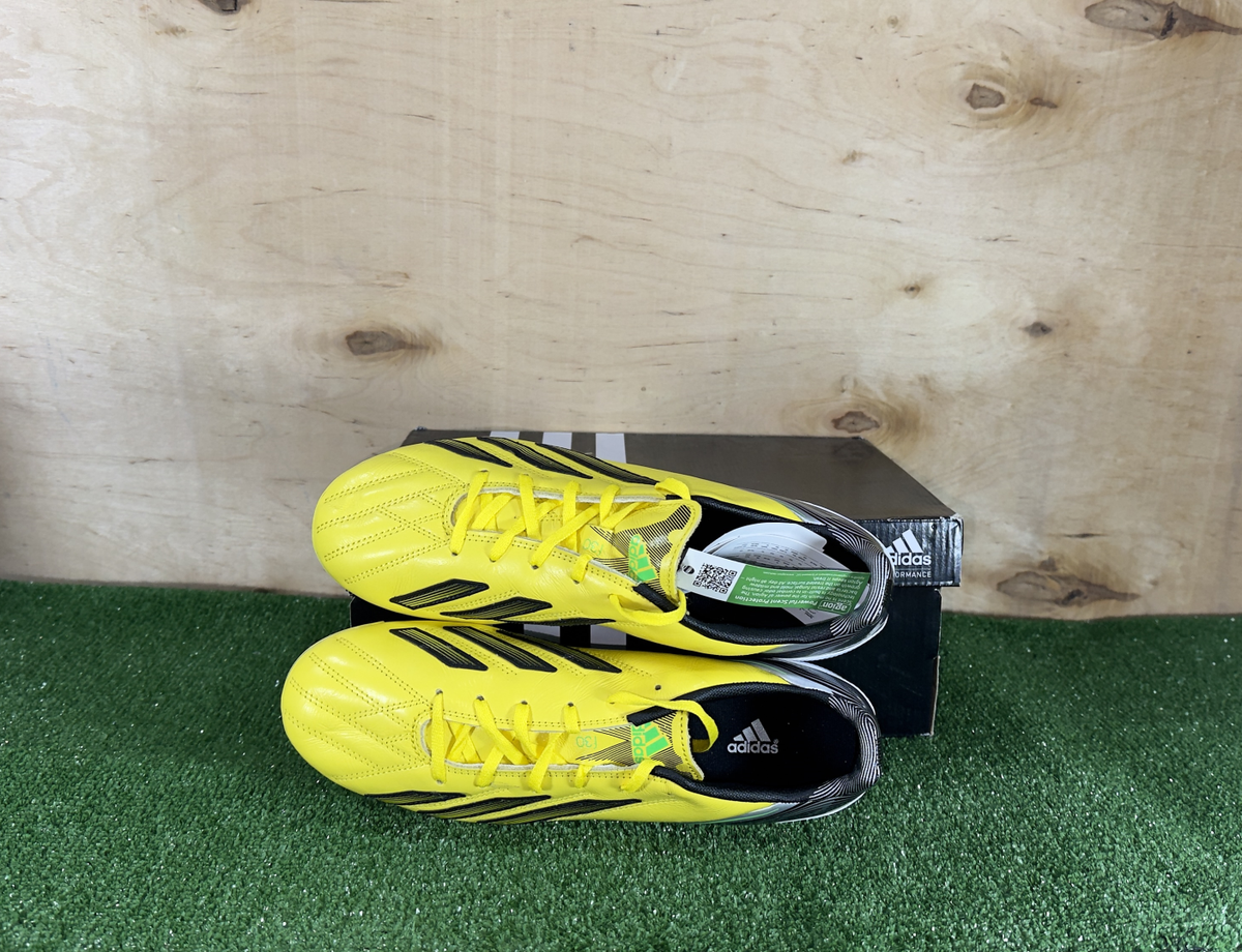 NWT Adidas Soccer cleats shoes G45653 F30 Adizero 11.5 13 Yellow FREE SHIPPING Adidas adizero F30 FG Leather G65394 Yellow boots Cleats  main image 4
