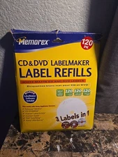 Memorex 120 Pk CD & DVD Label Refills (32020424)