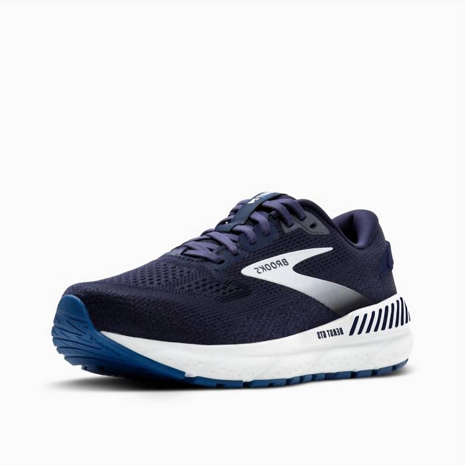 Brooks Men's Beast Gts 24 Running Shoe Peacoat/true Navy/white