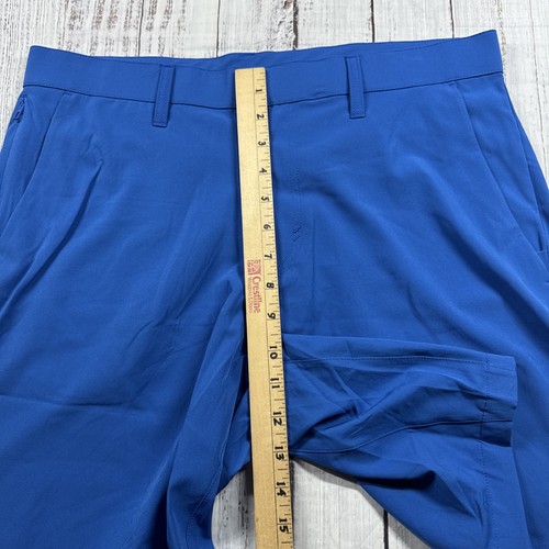 NWT FABLETICS THE ONLY SHORT MEN'S SIZE M BLUE STRETCH POCKETS WATER RESISTANT - Picture 12 of 15