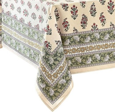 Elrene Home Fashions Nomad Ernte Blockdruck Herbst/Thanksgiving rechteckiger Tisch