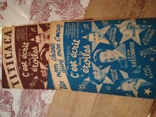 2 Partitions Pour Piano Et Chant De L Opérette C'est Écrit Dans Les Étoiles