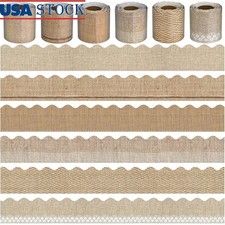 Vintage Bulletin Board Border Set Retro D cor Classrooms Offices 6 Rolls New