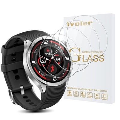 ivoler 4 Stück Schutzglas Schutzfolie OnePlus Watch 3 47mm / Oppo X2 