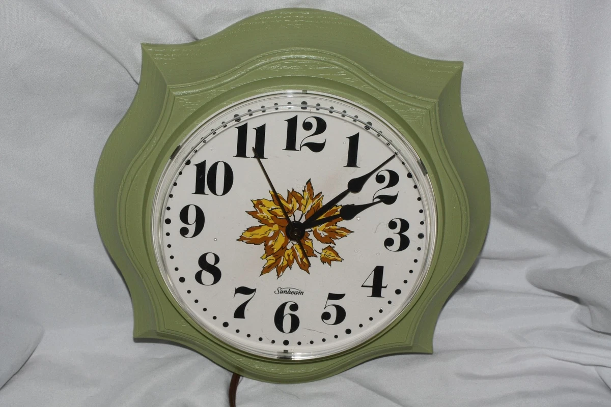 ゆう　　Sunbeamアメリカンヴィンテージ時計1950〜1970年代 Vintage Sunbeam Wall Clock In Collectible Wall Clocks (1970-Now