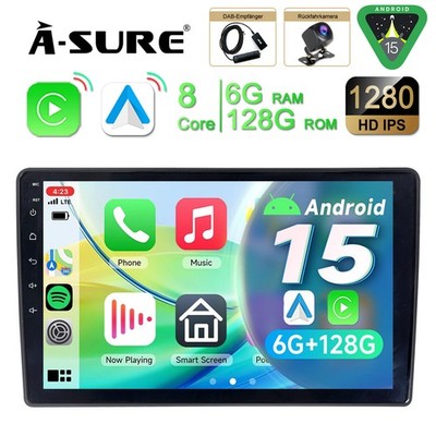 6+128GB Android 14 CarPlay Autoradio Kamera Navi Für Citroën C5 2008 2017 DAB+