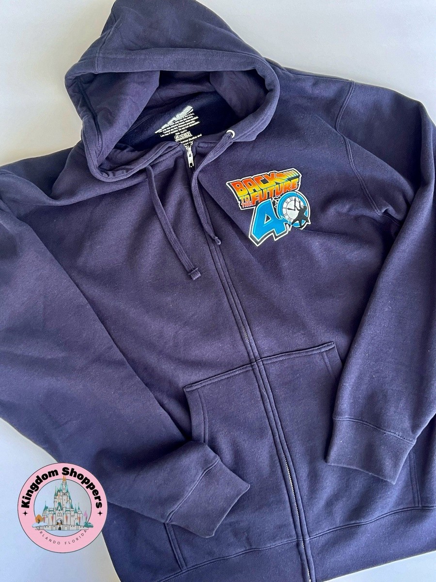 2025 Universal Studios Back To The Future 40th Anniversary Zip Up