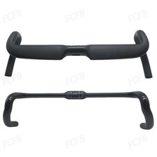 Carbon Gravel Road Bike Drop Bar Full Internal Cable 31.8mm Clamp 360-440mm