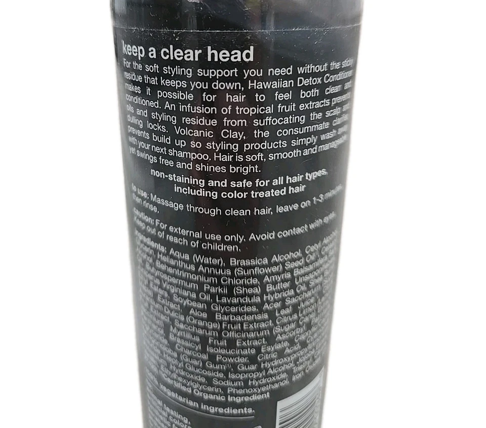 Acondicionador capilar clarificante arcilla volcánica desintoxicación hawaiana ALBA BOTANICA, 12 OZ. Foto 3 de 3