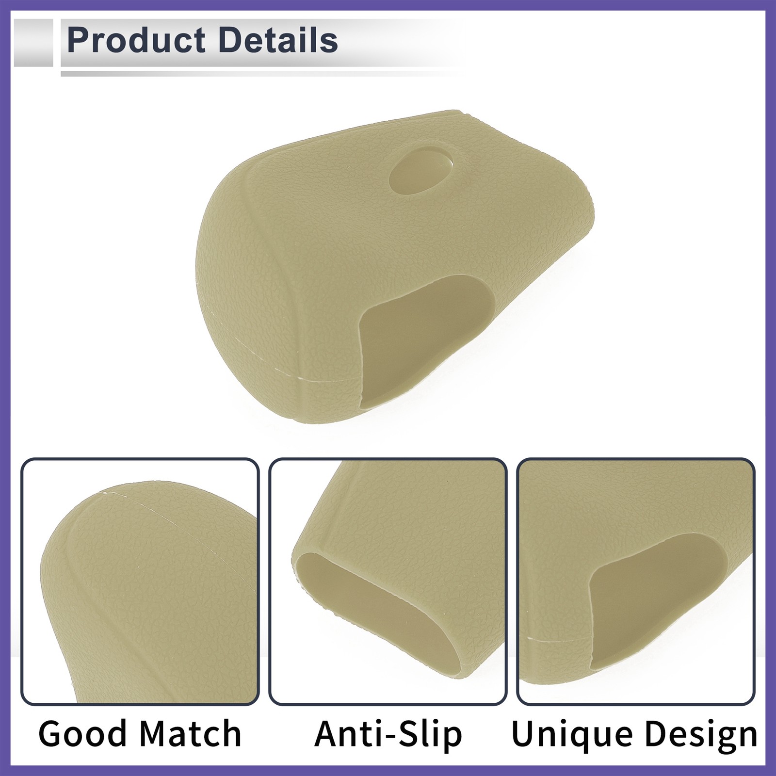 1 Pc Car Automotive Gear Shift Knob Cover  Beige Silicone for Nissan Altima New