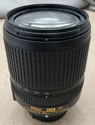 Nikon DX VR AF S Nikkor 18 140mm f/3.5 5.6G ED Lens Excellent