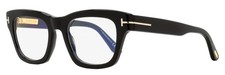 Tom Ford Blue Block Signature Eyeglasses Tf6036-b 001 Black 52mm Ft6036