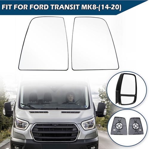 Mirror Glass Upper Left Right Side for Ford Transit Van 150 250 350 2015-2019 - Picture 1 of 9