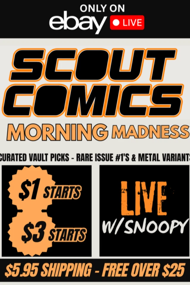 Morning Madness Show - Live w/Snoopy - $1 & $3 Starts & MORE