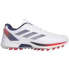 NEW Adidas Men's Adizero ZG Golf Shoes Cloud White/Dark Blue/Red - Pick Size 
