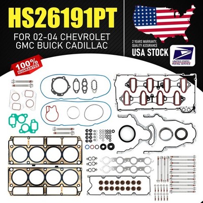 High Quality Head Gasket Set+Bolts HS26191PT For 2002-2006 Chevy Suburban 1500