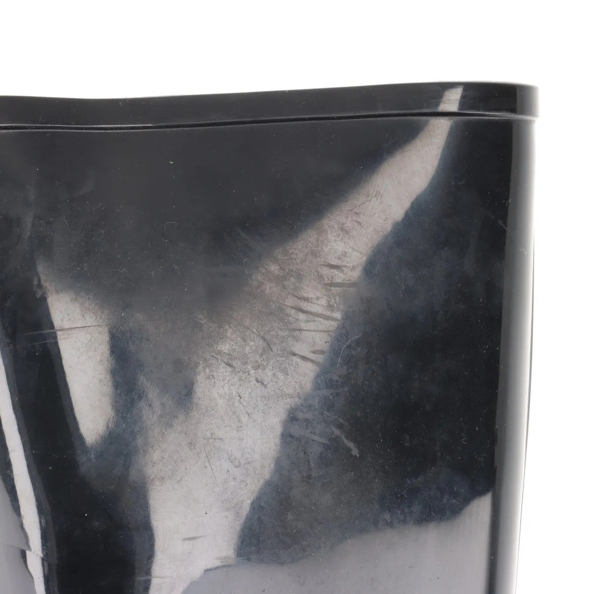 Chanel Coco Mark Camelia 10P Rubber Rain boots 38 Ladies' Black x ivory G26648 W thumbnail 13