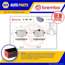 Brake Pads Set fits BMW X3 M40d G01 3.0D Rear 2018 on Brembo 34216867175 Quality