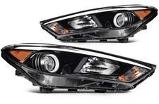 Pair Headlights Assembly LED DRL For Hyundai Tucson w/Projector 2018 2017 2016