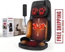 Shiatsu Neck and Back Massager with Heat, 4D Kneading Back Massager for Pain Rel