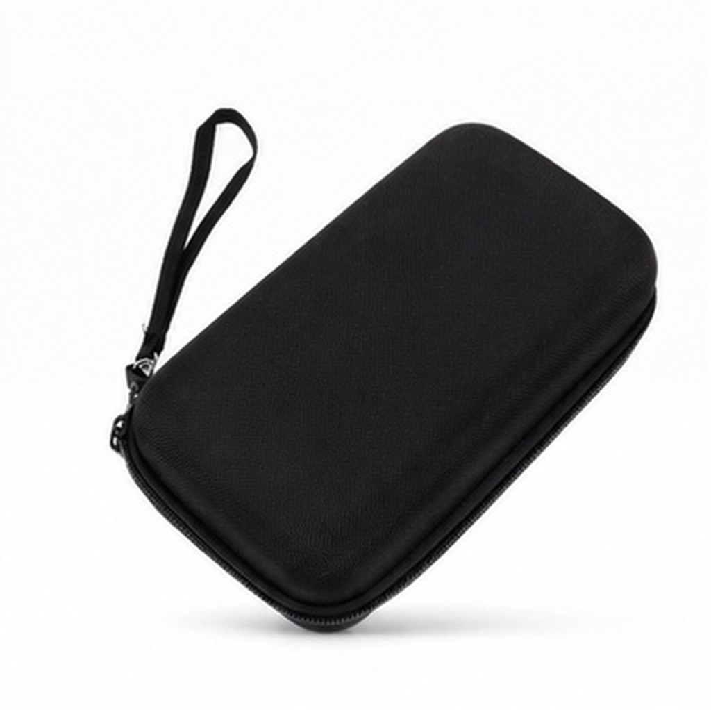 Durable Thermometer Case Storage Bag with Shockproof Oxford Fabric Black